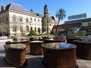Adelaide s.a. museum water fountain