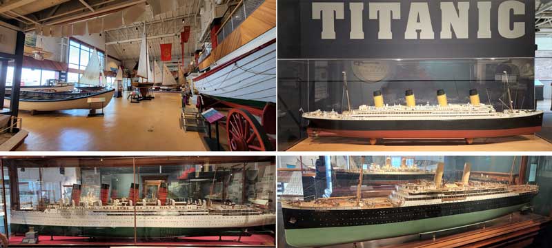 דגמי אוניות וסירות במוזיאון הימי בהליפקס