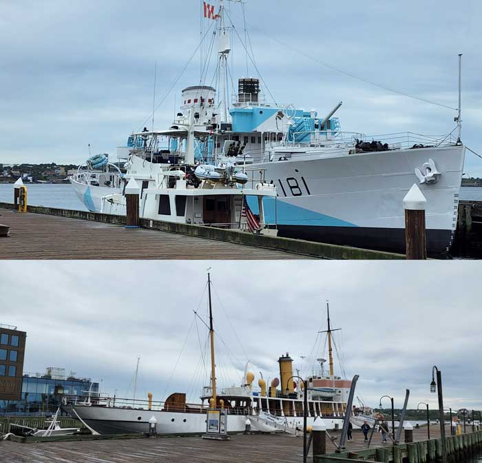 אוניות מוזיאונים בנמל הליפקס