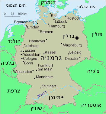 מפת גרמניה