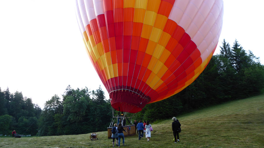 כדור פורח באזור בלד